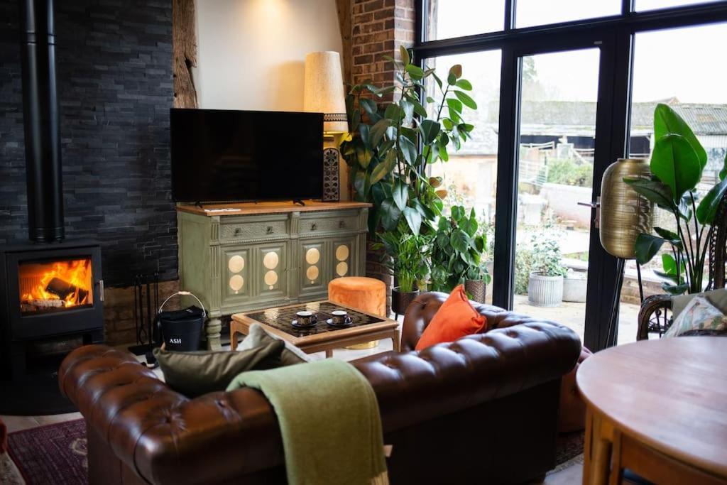 Ferienwohnung The Cart House - Beautiful Contemporary Barn - Hot Tub Bridgnorth Exterior foto